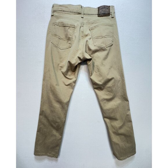 Levis Signature Gold Athletic Khaki Pants Mens 30x32 Tan Straight Casual Cotton - Picture 9 of 13
